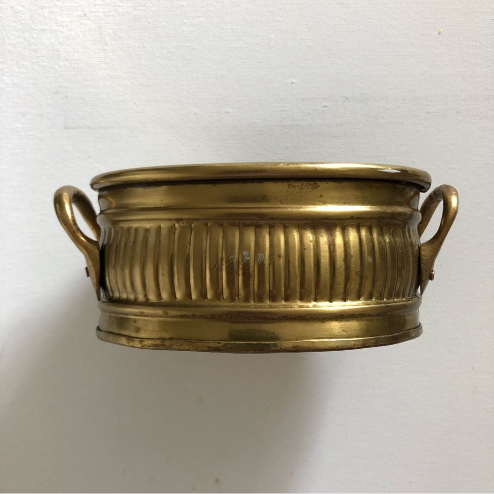 Vintage Brass Planter